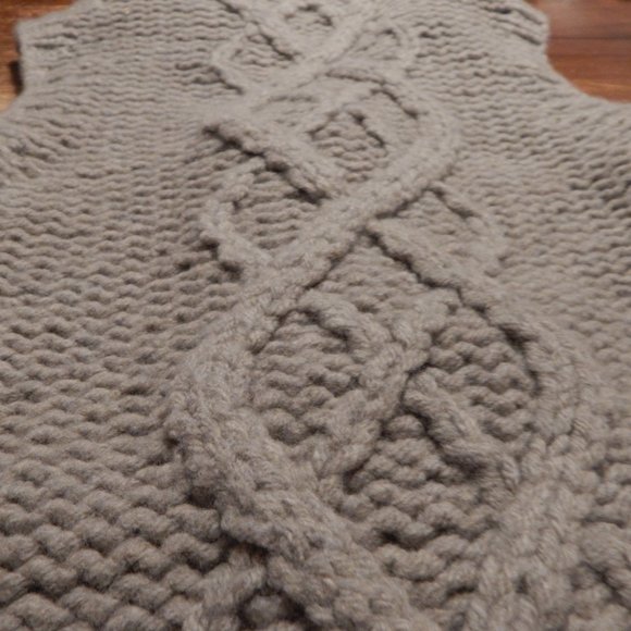 Abercrombie and Fitch 100% wool Fair Isle Nordic Icelandic vest size Medium - Picture 9 of 9